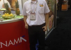 Pedro Pizón, exportador de piñas de Panamá.