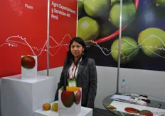 Ivana Cruz , de Agro Exportaciones y Servicios del Perú, compañía exportadora de limones y mangos.