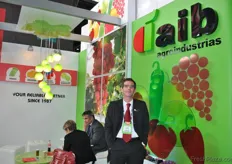 Esteban Liebminger Pace, de AIB Agroindustrias. AIB presenta líneas de productos diversas; productos frescos, en conserva, congelados, zumos y derivados.