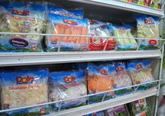 Nuevos productos en Perú: ensaladas y hortalizas preparadas producidas en Perú.