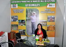 Cleida Marleny García Alberca, de Apromalpi. Asociación de Productores de Mango del Valle del Alto Piura. Además de mango, exportan maracuyá y lima.