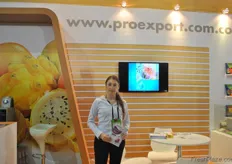 Valentina, de Proexport Colombia, promoción del turismo, la inversión extranjera y las exportaciones.