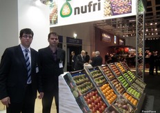 Stand de Nufri con su director general adjunto Ignasi Argilés.