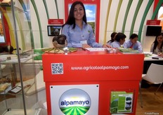 Stand de Agrícola Alpamayo, productora y comercializadora de palta y espárrago en el Perú.