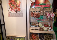 Productos hortícolas, expuestos en el stand de Prince de Bretagne