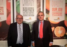 Juan Antonio Bou, presidente de Cinatur y Javier Hervás, comercial de Cinatur, empresa española con sede en Valencia.