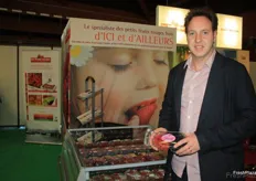 Stéphane Decourcelle de Les Fruit Rouges de l'Aisne, quien afirma que Francia es un mercado potencial para los berries.