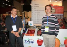 Marc Albo y Nicolas Nicolas Raynaud de Distrimex. Esta empresa importa y exporta fruta en todo el mundo.