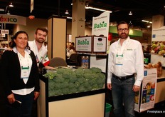 Pedro Reed, Michel Veyan Reed y Laura Patiño, representado a BABIA ICE & PRODUCE.