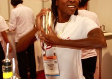 Nada mejor que un buen cocktail peruano para relajarse luego de dos dias de intensa actividad en California.