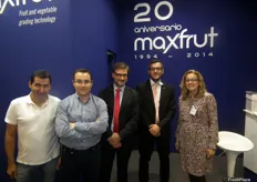 Staff técnico de Maxfruit, empresa con sede en Valencia dedicada a la fabricación y comercialización de máquinas calibradoras y clasificadoras.