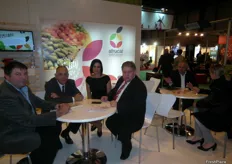 Stand de Afrucat, en representación de las empresas productoras y comercializadoras de fruta de Cataluña.