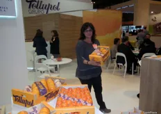 Cristina Company, Responsable de Comnunicación y Marketing de Joaquín Llusar y Cia, más conocida por su marca estrella Tollupol para naranjas y mandarinas.