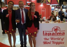 David Del Pino, Director General de Granada La Palma S.C.A., promocionando su línea de mini vegetales.