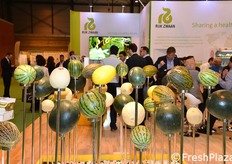 Novedades en melón y sandía expuestas en el estand de Rijk Zwaan