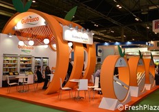 Estand de Gustavo Ferrada (Gufresco), empresa comercializadora de cítricos y especialista en productos de IV Gama para el canal Horeca y supermercados españoles.