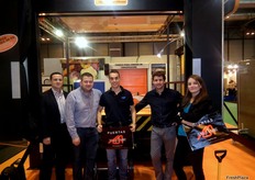 Personal del stand de Ángel Mir y Portes Bisbal, especialista en puertas industriales para almacenes y cámaras de frío.