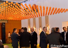 Estand de Naranjas Torres, empresa de Valencia.