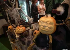 En el estand de Kernel se expusieron calabazas que comercializan para su decoración en campaña de Halloween.