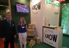 Fernando Trénor, presidente de Fedemco, en promoción de los envases y palets de madera para el sector hortofrutícola.