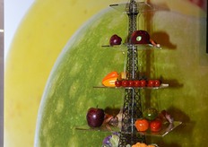 Torre Eifel expuesta en el estand de Interfel.