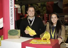 Audeé Rios Canobbio y Jorge Angel Aguilar Gallegos, COLIMAN banana orgánica de Mñexico.