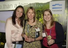 Martina Delacroix, Linda Bloomfield (THE LONDON PRODUCE) y Gill McShane (Produce Business UK).