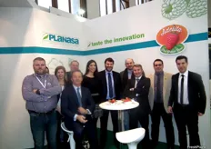 Equipo directivo y comercial de PLANASA, en promoción de su nueva variedad de frambuesa Adelita y sus las fresas Safari y Sahara.