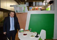 Xavier Juvillà, gerente de Viyefruit, empresa de Girona dedicada a la producción y comercialización de fruta de pepita y de hueso.