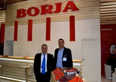 Stand de Frutas Borja, empresa de Huelva productora de fresa y berries. En esta edición promocionaron la frambuesa Adelita, en una apuesta por la diversificación a otros berries.