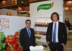 Manuel Buendia y Marcus Ludwig Surinver de Surinver, de Alicante, promocionando sus productos de quinta gama.