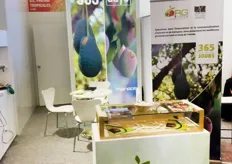 Stand de Reyes Gutiérrez, empresa malagueña referente en producción y comercialización de aguacates y mangos.