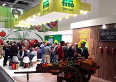 Stand de Semillas Fitó, una empresa multinacional española con más de 130 años líder en el sector de la mejora genética, producción y distribución de semillas de especies de plantas agrícolas y hortícolas.