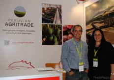 Michael Horney y Katty Paredes, de Peruvian Agritrade.