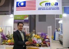 El director de división de FAMA (Malasia), Abdul Rashid Bahri, responsable de organizar la participación malasia.