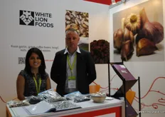 Marcella Gamero y Gregory Vickers, de White Lion Foods, Perú.