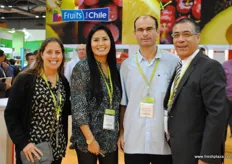 Camila Borgesa (Agrokasa), Patricia Zanabria (Kuehne+Nagel), José Antonio Castro (Peruvian Table Grapes) y Augusto Arancibia (Kuehne+Nagel).