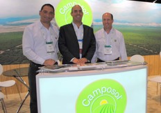 Mauro Sangio, José Antonio Gómez Bazón y Andrew Maiman, de Camposol.
