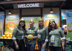 Adriana, Amanda, Giulia y Marilena Prado, de Itaueira REI Melons, Brasil.