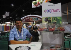 Miquel Méndez, de BQ fruits, frutos rojos de México.