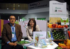 Javier Rivas y Geraldine Jáuregui, de Álamo Produce, México.