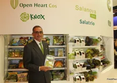 Gastón de Iriarte es Especialista de Cultivo de Lechuga, Espinaca y Escarola de Rijk Zwaan, presentadno las lechugas Knox.
