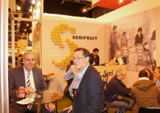 Vicente José Serisuelo, comercial de Serifruit, presentando su nueva campaña de cítricos.