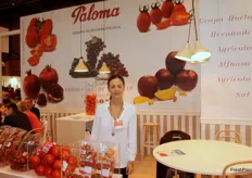Aloma Hernández, del Grupo Paloma, empresa murciana especialista en tomates, granadas y uvas de mesa.