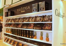 La gama de productos tropicales EXÓTICA Premium fue expuesta en el stand de Cultivar.