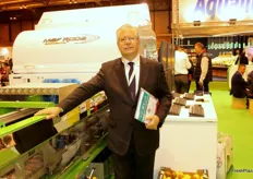 Bernardo Ferrer, gerente de Maf Roda España, referente en maquinaria automatizada de calibración, pesaje y selección de frutas y hortalizas.