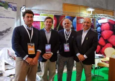 Giancarlo guglielmetti, Patricio Giglio, Tomás Ortiz y Juan Carlos Lavanderos de SurAgra.