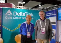 Frederik L. Wu (DeltraTrak USA) y Pablo Forti de DeltaTrak de América del Sur.