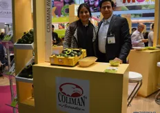Tanya Aquilar y Victor Aquilar de Coliman Avocados, México.