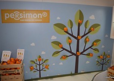 Stand de PERSIMON®,la marca del caqui de la variedad Rojo Brillante con Denominación de origen Kaki Ribera del Xúquer.